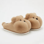 Plush Bear Slippers | Cozy Cartoon Animal House Shoes, Winter Warmth| SoftSlipsy