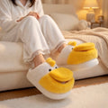 Plush Duck Slippers | Cozy Cartoon Animal House Shoes, Winter Warmth | SoftSlipsy