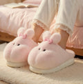 Plush Bunny Slippers | Soft Fluffy Indoor Shoes | Cozy Animal Winter Home Slippers | SoftSlipsy