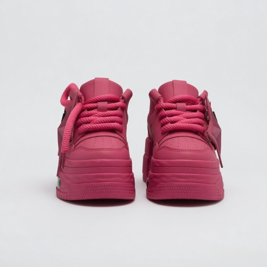 SoftSlipsy Star Platform Sneakers Chunky Y2K Streetwear Trainers Women Fashion Shoes