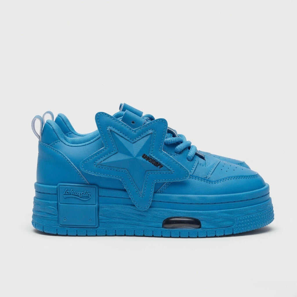 SoftSlipsy Star Platform Sneakers Chunky Y2K Streetwear Trainers Women Fashion Shoes