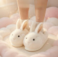 Fluffy Bunny Slippers Cute Plush Animal Slippers Soft Warm Indoor House Shoes Cozy Winter Slippers