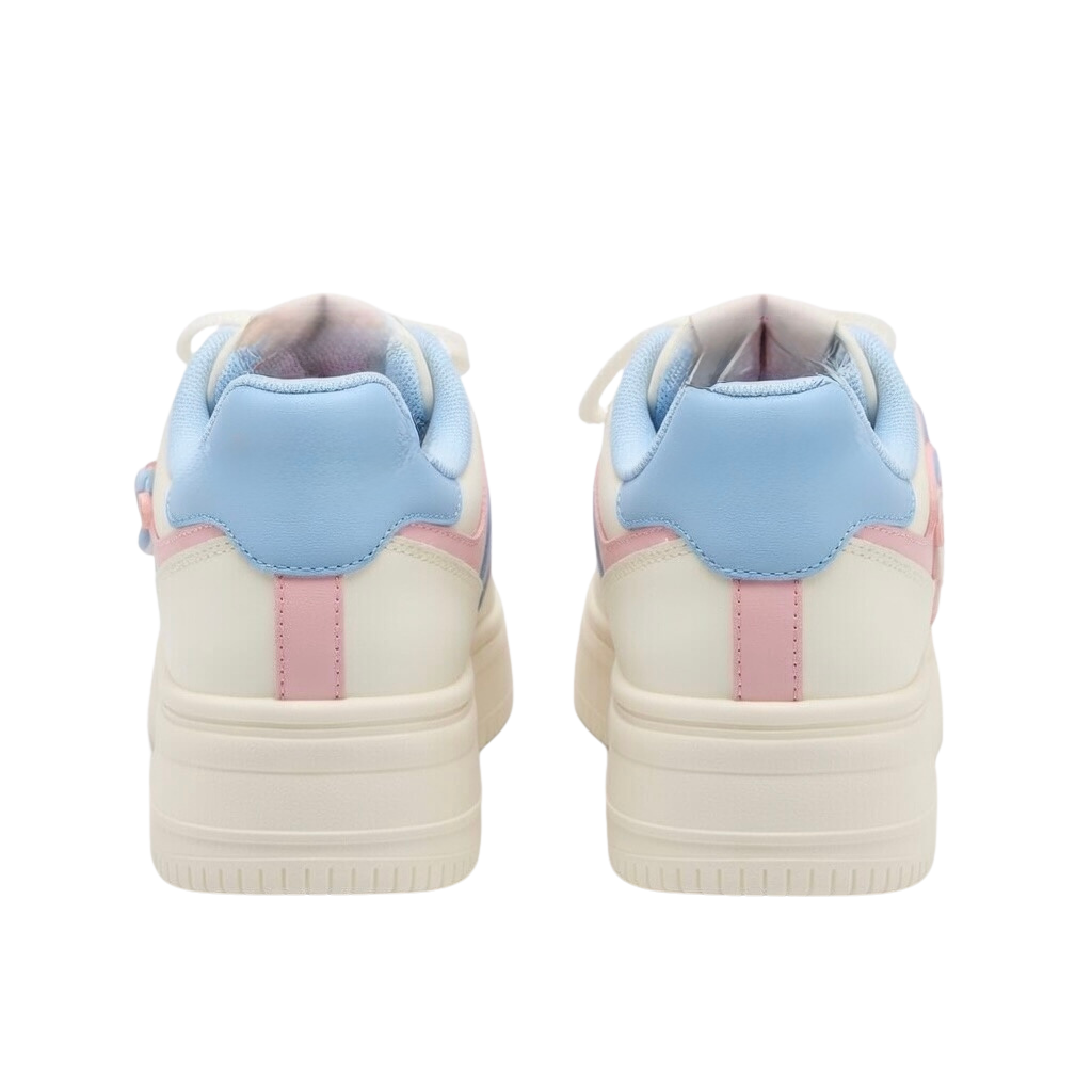 SoftSlipsy Pink Cat Platform Sneakers – Cute Chunky Sneakers Women