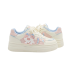 SoftSlipsy Pink Cat Platform Sneakers – Cute Chunky Sneakers Women