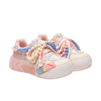 SoftSlipsy Pink Pastel Platform Sneakers – Cute Chunky Sneakers Women