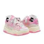 SoftSlipsy Pink Platform Sneakers – Women Chunky Sneakers