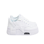 SoftSlipsy White Star Platform Sneakers Chunky Y2K Streetwear Trainers Women Fashion Shoes