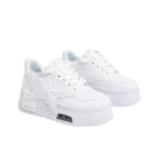 SoftSlipsy White Star Platform Sneakers Chunky Y2K Streetwear Trainers Women Fashion Shoes
