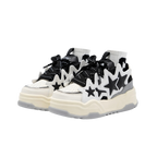 SoftSlipsy Black Star Platform Sneakers – Chunky Sneakers Women