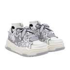 SoftSlipsy Grey Star Platform Sneakers – Chunky Sneakers Women