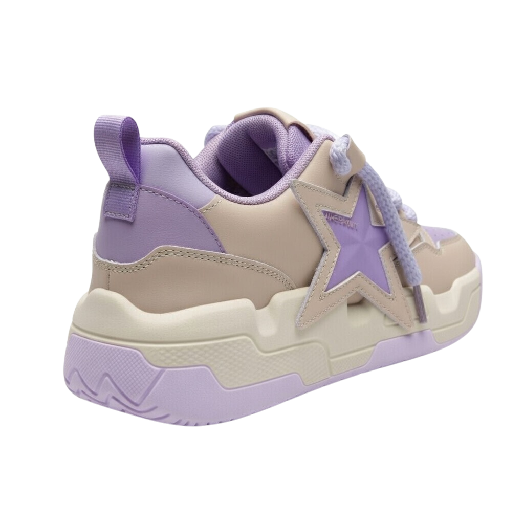 SoftSlipsy Star Platform Sneakers – Pastel Chunky Y2K Shoes, Cute Height Boost Sneakers