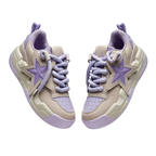 SoftSlipsy Star Platform Sneakers – Pastel Chunky Y2K Shoes, Cute Height Boost Sneakers