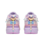 SoftSlipsy Purple Pastel Chunky Platform Sneakers – Cute Women Sneakers