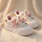 SoftSlipsy Kawaii Bow Star Platform Sneakers | Soft Girl, Korean Style Chunky Trainers