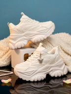 SoftSlipsy Chunky Platform Sneakers Women | Lightweight Breathable Casual Trainers