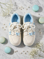 SoftSlipsy butterfly Platform Sneakers Women | Butterfly Floral Chunky Trainers