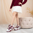 Kawaii Platform Sneakers, Pink Korean Harajuku Style Chunky Shoes | SoftSlipsy