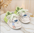 SoftSlipsy Chunky Platform Sneakers Women Height Boost Korean Style Trainers