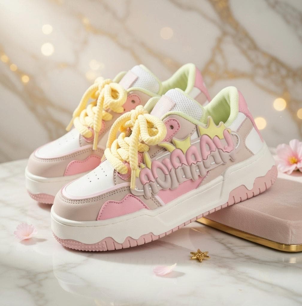 SoftSlipsy Women's Chunky Platform Sneakers: Trendy Street Style Trainers