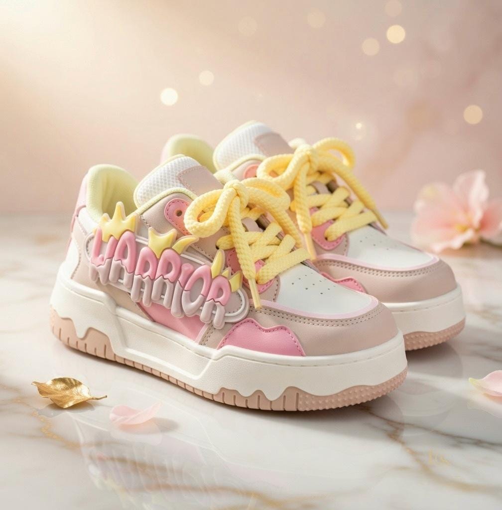 SoftSlipsy Women's Chunky Platform Sneakers: Trendy Street Style Trainers