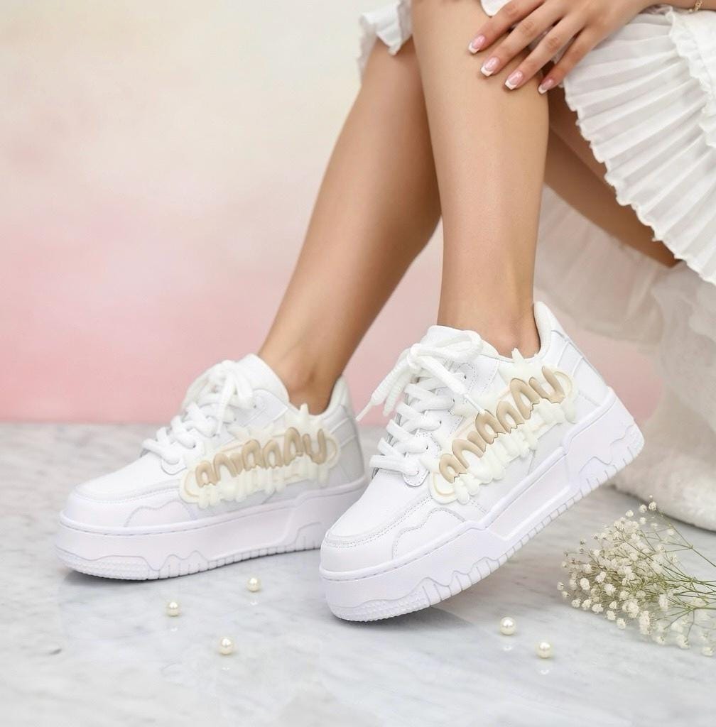 SoftSlipsy Kawaii Platform Sneakers Women: Chunky Sole, Harajuku Style Casual Shoes