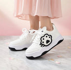 SoftSlipsy Cat Paw Platform Sneakers: Kawaii Chunky Streetwear Trainers