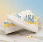 SoftSlipsy Women’s Chunky Platform Sneakers – Cotton Candy Pink