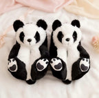 Plush Panda Bear Slippers | Ultra-Soft Cozy Indoor Shoes | SoftSlipsy
