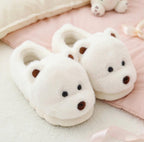 Plush Teddy Bear Slippers | Cozy Fuzzy Indoor Shoes for Women | SoftSlipsy