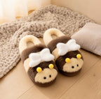 Plush Bumblebee Slippers | Soft Cozy Indoor Shoes, Animal Design | SoftSlipsy
