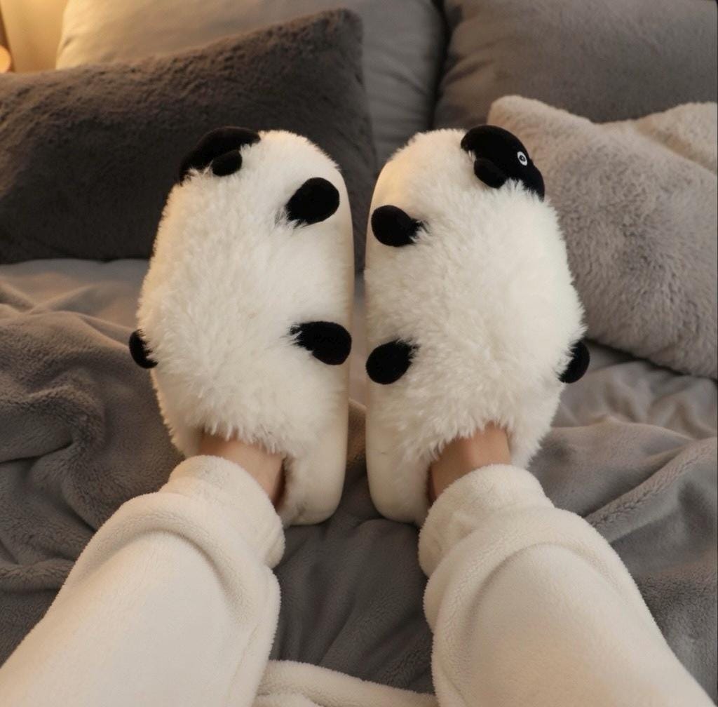 Women's Sheep Plush Slippers | Fluffy Animal House Shoes, Cozy Winter Warmth | SoftSlipsy