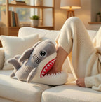 Plush Shark Slippers for Women | Cozy Animal House Shoes | Fun Indoor Footwear | SoftSlipsy