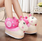 Snail Platform Slippers Women | Fluffy Kawaii Animal House Shoes (Height Boost) | SoftSlipsy