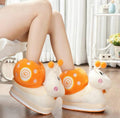 Snail Platform Slippers Women | Fluffy Kawaii Animal House Shoes (Height Boost) | SoftSlipsy