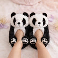 Plush Panda Bear Slippers | Ultra-Soft Cozy Indoor Shoes | SoftSlipsy