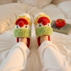 Funny Clown Plush Slippers | Cozy Cartoon Novelty Indoor Shoes | SoftSlipsy