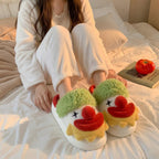Funny Clown Plush Slippers | Cozy Cartoon Novelty Indoor Shoes | SoftSlipsy