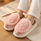 Plush Turtle Slippers | Cozy Cartoon Animal House Shoes, Winter Warmth | SoftSlipsy