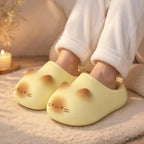 Plush Cat Slippers | Cozy Warm Winter House Shoes for Women | SoftSlipsy