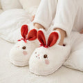 Plush Bunny Slippers | Cozy Rabbit House Shoes, Winter Warmth | SoftSlipsy