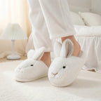 Plush Bunny Rabbit Slippers | Cozy Winter Indoor Home Shoes | SoftSlipsy