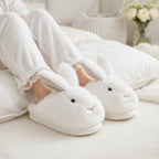 Plush Bunny Rabbit Slippers | Cozy Winter Indoor Home Shoes | SoftSlipsy
