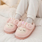 Plush Lamp Slippers | Cozy Indoor House Shoes, Winter Warmth | SoftSlipsy