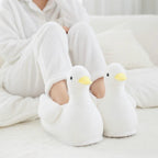 Plush Goose Slippers | Cozy Animal House Shoes, Winter Indoor Comfort |SoftSlipsy