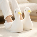 Plush Goose Slippers | Cozy Animal House Shoes, Winter Indoor Comfort |SoftSlipsy