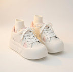 SoftSlipsy Kawaii Bow Star Platform Sneakers | Soft Girl, Korean Style Chunky Trainers