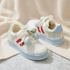 SoftSlipsy Tulip Mesh Platform Sneakers for Women | Breathable Cute Casual Sneakers | Soft Girl Lace Up Shoes | Lightweight Daily Trainers