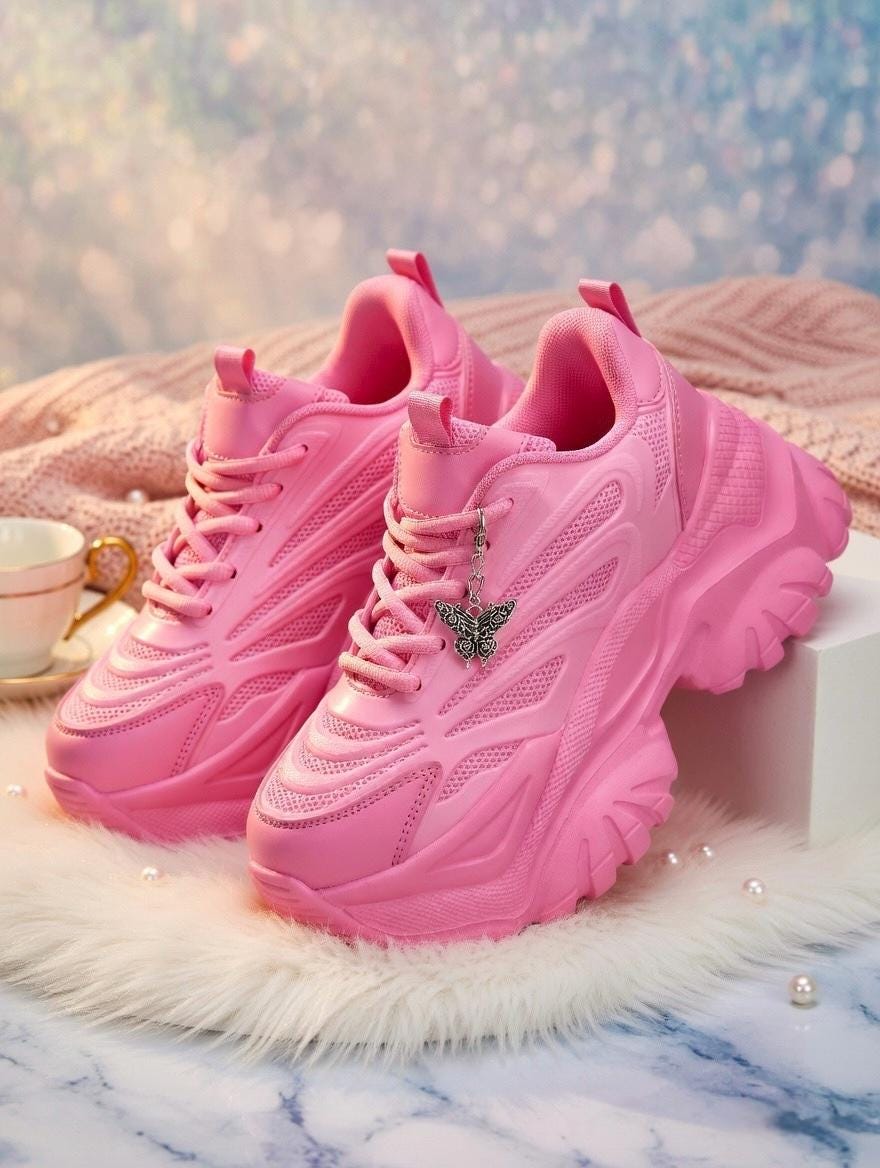 SoftSlipsy Chunky Platform Sneakers Women | Lightweight Breathable Casual Trainers