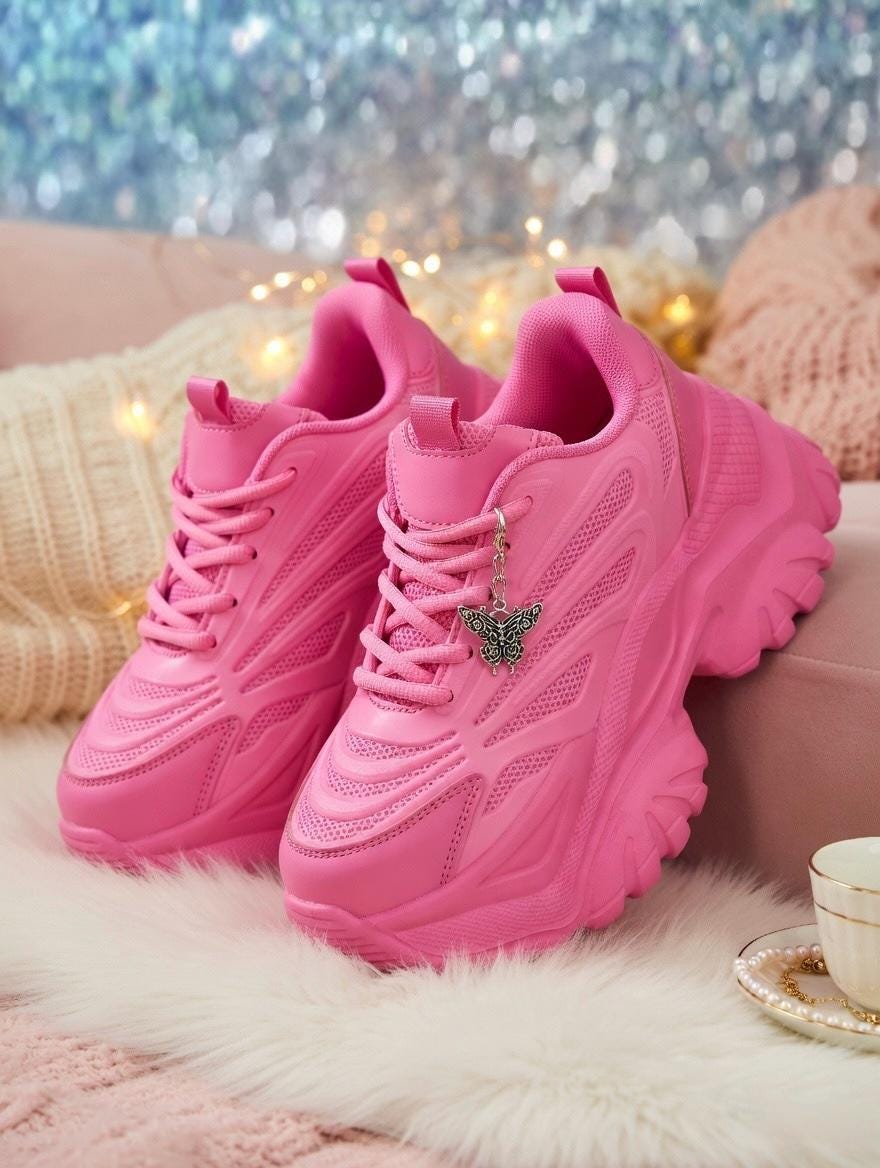 SoftSlipsy Chunky Platform Sneakers Women | Lightweight Breathable Casual Trainers