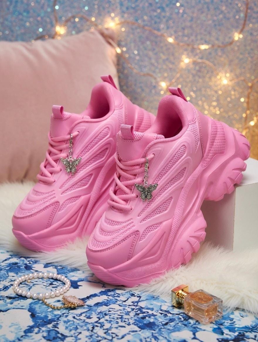 SoftSlipsy Chunky Platform Sneakers Women | Lightweight Breathable Casual Trainers